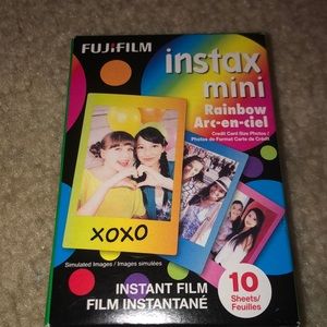Fuji-film instax mini rainbow instant film